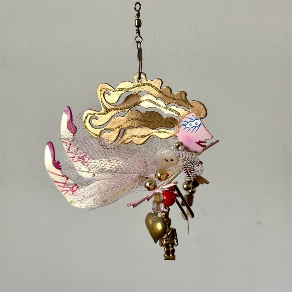 Karen Rossi Fanciful Flights Ballerina Ornament with charms - Picture 6 of 13
